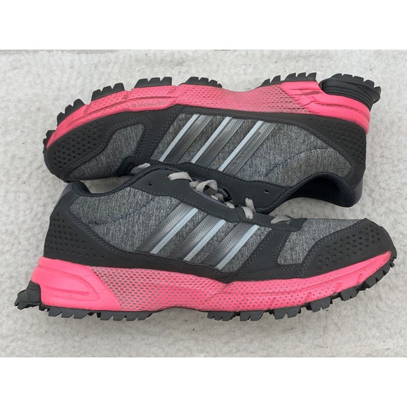 Adidas Running Shoes Womens 9 AKTIV Trails Hiking‎ Gray Pink NO INSOLES B26576 - Picture 6 of 12